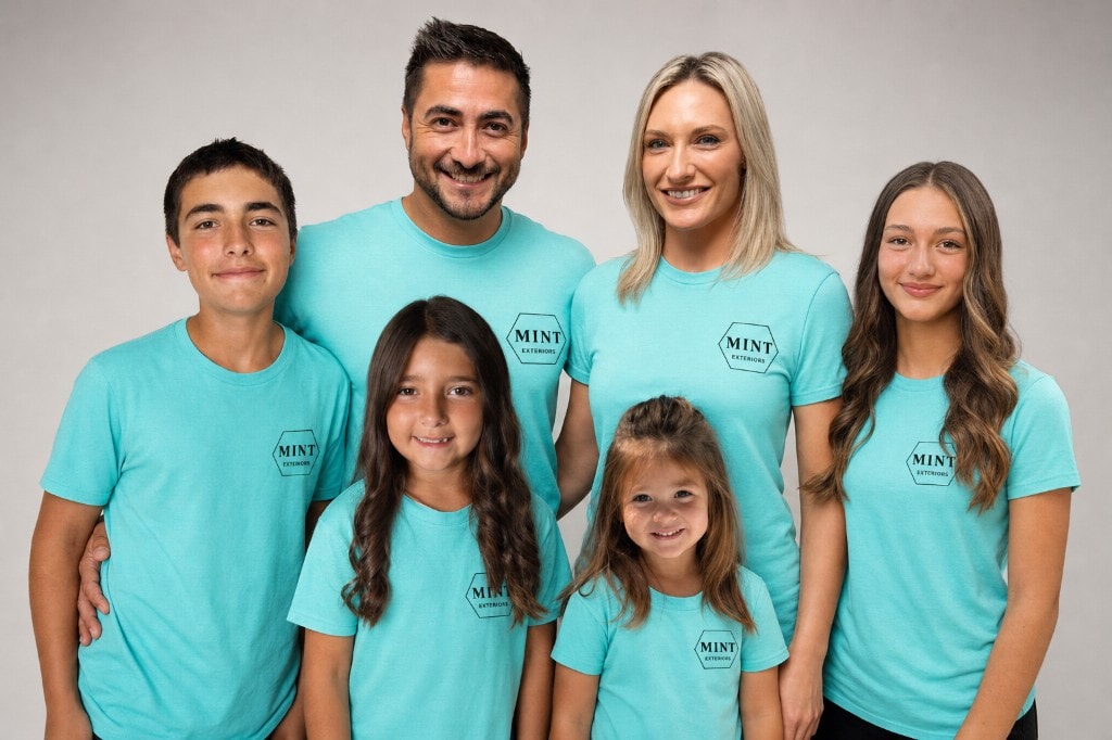 Diego, Leah, and their four children
